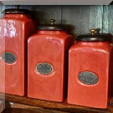 K01. Ceramic canister set 